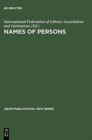 Image for Names of Persons