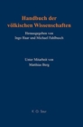 Image for Handbuch der v?lkischen Wissenschaften