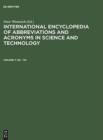 Image for International Encyclopedia of Abbreviations and Acronyms in Science and Technology, Volume 7, Sg - Th