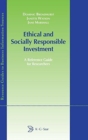 Image for Ethical and Socially Responsible Investment : A Reference Guide for Researchers