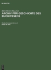 Image for Archiv fur Geschichte des Buchwesens, Band 39, Archiv fur Geschichte des Buchwesens (1993)