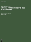 Image for Archiv fur Geschichte des Buchwesens, Band 44, Archiv fur Geschichte des Buchwesens (1995)