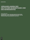 Image for Sachregister Zu Den Verhandlungen Des Deutschen Bundestages 1. Und 2. Wahlperiode (1949-1957) Und Den Verhandlungen Des Bundesrates (1949-1957)
