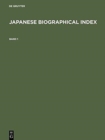 Image for Japanese Biographical Index