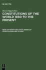 Image for Index of North and South American Constitutions 1850 to 2007 : n.a.