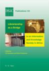Image for Librarianship as a Bridge to an Information and Knowledge Society in Africa