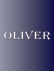 Image for Oliver : 100 Pages 8.5 X 11 Personalized Name on Notebook College Ruled Line Paper
