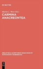 Image for Carmina Anacreontea CB