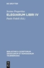 Image for Elegiarum Libri IV Pb