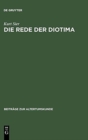 Image for Die Rede der Diotima