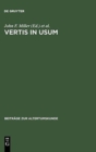 Image for Vertis in usum : Studies in Honor of Edward Courtney