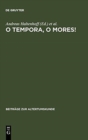 Image for O tempora, o mores!