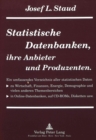 Image for Statistische Datenbanken, ihre Anbieter und Produzenten
