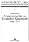 Image for Sprachenpolitik Im Deutschen Kaiserreich VOR 1914