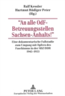 Image for «An alle OdF-Betreuungsstellen Sachsen-Anhalts »