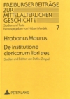 Image for De institutione clericorum libri tres