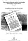Image for Die Mitteilungen des Berufsverbandes Deutscher Psychologen 1947 bis 1950