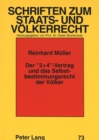 Image for Der «2+4»-Vertrag Und Das Selbstbestimmungsrecht Der Voelker