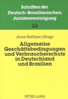 Image for Allgemeine Geschaeftsbedingungen Und Verbraucherschutz in Deutschland Und Brasilien