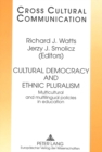 Image for Cultural Democracy and Ethnic Pluralism
