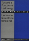 Image for Toward a Functional Lexicology