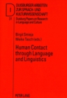 Image for Human Contact Through Language and Linguistics