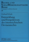 Image for Entwicklung Und Perspektiven Des Oesterreichischen Devisenrechts