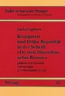 Image for Koenigszeit Und Fruehe Republik in Der Schrift &quot;De Viris Illustribus Urbis Romae&quot;