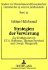 Image for Strategien der Verwirrung : Zur Erzaehlkunst von E.T.A. Hoffmann, Thomas Bernhard und Giorgio Manganelli
