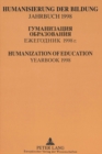 Image for Humanisierung der Bildung- Jahrbuch 1998