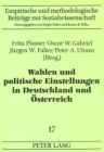 Image for Wahlen und politische Einstellungen in Deutschland und Oesterreich