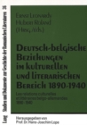 Image for Deutsch-Belgische Beziehungen Im Kulturellen Und Literarischen Bereich 1890-1940