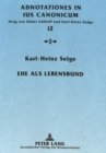Image for Ehe als Lebensbund