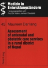 Image for Assessment of Antenatal and Obstetric Care Services in a Rural District of Nepal