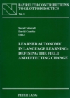 Image for Learner Autonomy in Language Learning