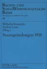 Image for Staatsgruendungen 1918