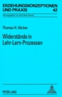 Image for Widerstaende in Lehr-Lern-Prozessen