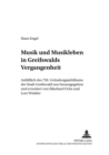 Image for Musik Und Musikleben in Greifswalds Vergangenheit