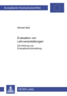 Image for Evaluation Von Lehrveranstaltungen : Die Wirkung Von Evaluationsrueckmeldung
