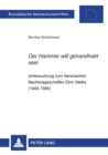 Image for Der Hammer will gehandhabt sein : Untersuchung zum literarischen Nachkriegsschaffen Ehm Welks (1945-1966)