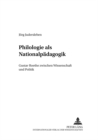 Image for Philologie als Nationalpaedagogik