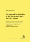 Image for Die sprachliche Situation in der Slavia zehn Jahre nach der Wende
