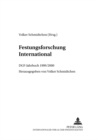 Image for Festungsforschung International : DGF-Jahrbuch 1999/2000