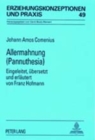 Image for Allermahnung- (Pannuthesia) : Eingeleitet, Uebersetzt Und Erlaeutert Von Franz Hofmann