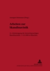 Image for Arbeiten Zur Skandinavistik : 14. Arbeitstagung Der Deutschsprachigen Skandinavistik, - 1.-5.9.1999 in Muenchen