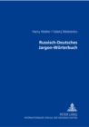 Image for Russisch-Deutsches Jargon-Woerterbuch