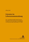 Image for Literatur Im Lebenszusammenhang : Text- Und Bedeutungskonstituierung Im Stammbuch Herzog Augusts Des Juengeren Von Braunschweig-Lueneburg (1579-1666)
