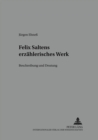 Image for Felix Saltens Erzaehlerisches Werk : Beschreibung Und Deutung