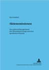 Image for Aktienemissionen : Das Underwriting Agreement (Der Uebernahmevertrag) Und Seine Spezifischen Klauseln