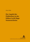 Image for Der Aspekt Des Politischen in Der Fruehen Lyrik Hugo Sonnenscheins